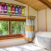 Bespoke, handcrafted, quality shepherds huts by View From A Room. Interior Bedroom Living Space