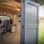 Bespoke Handcrafted Shepherds Huts - View from a room