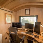 Bespoke Handcrafted Shepherds Huts - View from a room